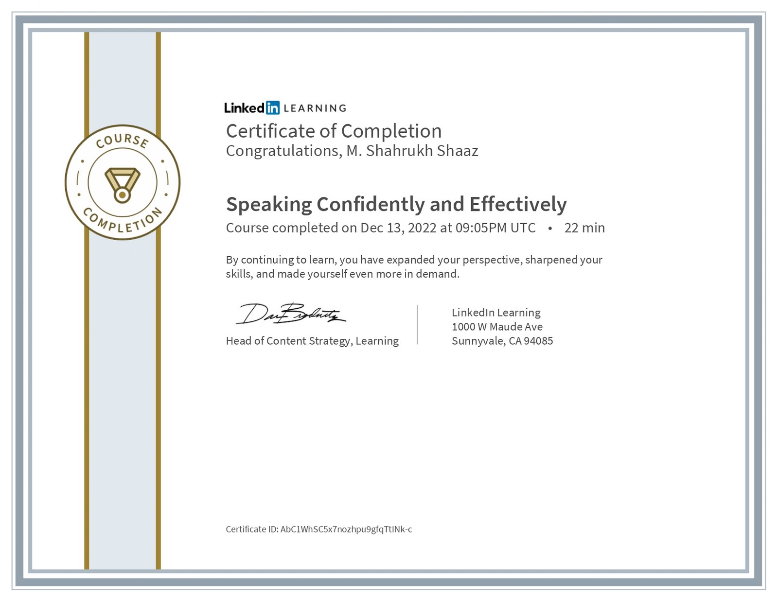 Speaking Confidently and Effectively